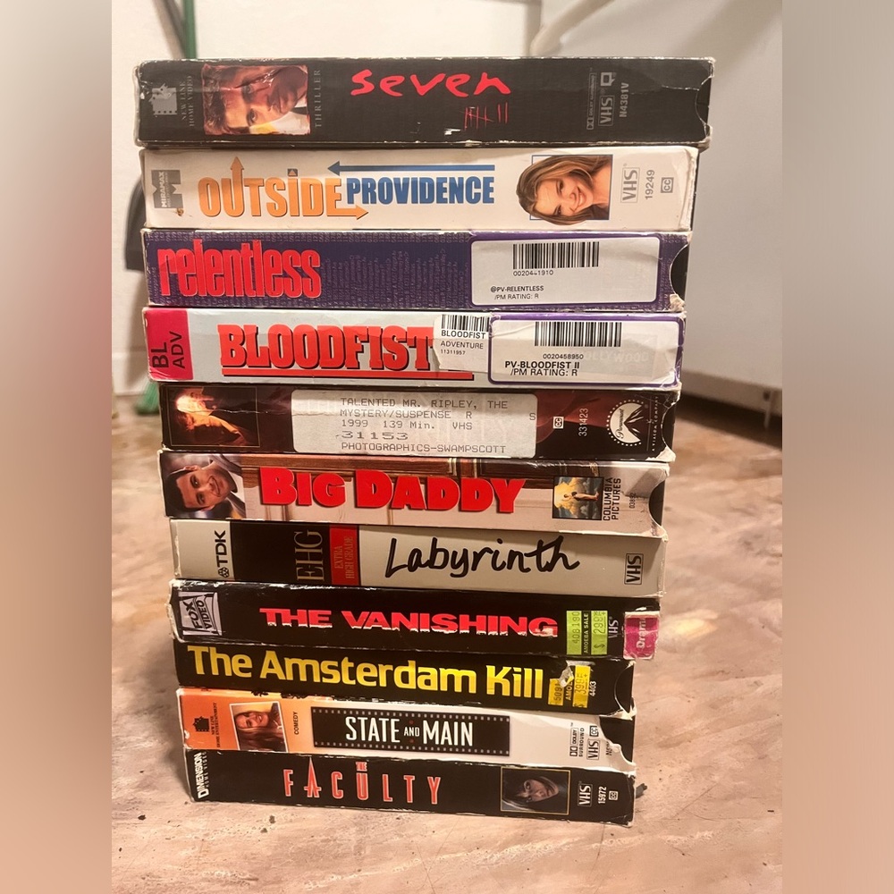 VHS Tapes *please read description*